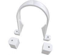 15mm Down Pipe Clip Spacers for White Floplast for 68mm Drain Pipe. Bracket Standoff shims