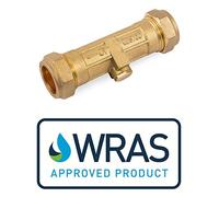 15mm DZR Double Check Valve WRAS Approved Compression Non Return