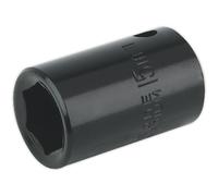 15mm Forged Impact Socket - 1/2 Inch Sq Drive - Chrome-Vanadium Wrench Socket