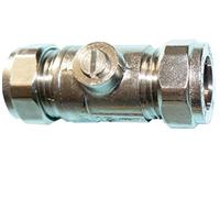 15mm Full Bore Chrome Isolation Valve by Primaflow