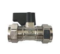 15mm Lever Operated Chrome Isolation Valve CxC