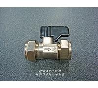15mm Lever Operated Chrome Isolation Valve CxC