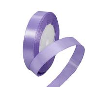 15mm Light Purple Satin Ribbon 22M ，Fabric Hair String Ribbon for Craft, Flower Bouquets, Gift Wrapping, Wedding, Bow Making and Valentines Christmas Decoration (Light Purple, 1.5CM)