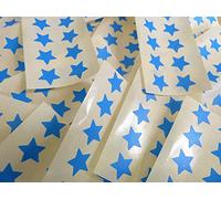 15mm Mid Blue Star Shaped Labels, 180 Self-Adhesive Colour Code Stickers, Sticky Stars for Craft and Decoration