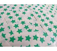 15mm Mid Green Star Shaped Labels, 180 Self-Adhesive Colour Code Stickers, Sticky Stars for Craft and Decoration