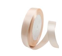 15mm Naked Pink Ribbon for Gift Wrapping 22M，Single-Sided Ribbons Christmas Ribbon Gift Packaging Baby Powder, Fabric Ribbons Bouquet Cake Cake Wedding Decoration