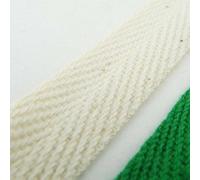 15mm Natural Cotton Tape Herring 166D, Natural Cream Off White, 1 Metre