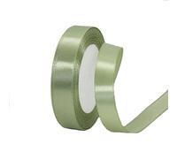 15mm Sage Green Satin Ribbon 22M ，Fabric Hair String Ribbon for Craft, Flower Bouquets, Gift Wrapping, Wedding, Bow Making and Valentines Christmas Decoration (Sage Green, 1.5CM)