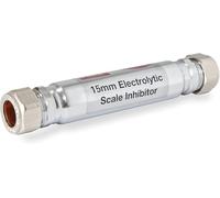 15mm Scale Inhibitor for Central Heating Boiler or Whole Home Inline Electrolytic Limescale Reducer 10 Year Guarentee 15mm Compression Fitting WRAS Approved - Made by Calmag