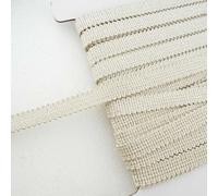 15mm Scroll Gimp Braid Trim Upholstery Edging Costume 9 Color Buy 1 2 Or 4m 851D, 02802 Ivory Pearl, 4 Metres