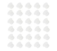 15mm Silicone Hole Plugs, 30 Pcs White Insert End Cap, Hole Stoppers Covers for Bottle Jar Furniture