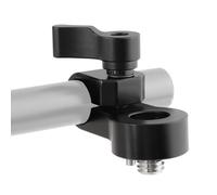 15mm Single Hole Tube Clamp With 3/8 Thread Aluminum Alloy For Photography Equipment Expansion