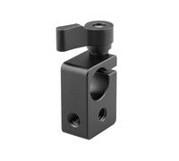 15mm Single Rod Clamp Adapter With 1/4inch-20 Threaded Hole For Camera Cage Shoulder Mount 15mm Rails Rod Aluminum Clamp