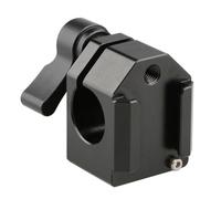 15mm Single Rod Clamp Adapter With 1/4inch-20 Threaded Hole For Camera Cage Shoulder Mount 15mm Rails Rod