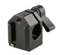 15mm Single Rod Clamp DSLR Rail System Rod Clamp Camera Accessories with 1/4"-20 Screw Hole for Camera