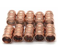 15mm Solder Ring Copper Equal Straight Coupling 1 x Pack of 10