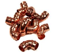 15mm Solder Ring Elbow Yorkshire 90 Degrees Copper (Pack of 10)