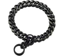 15mm Strong Metal Dog Chain Collar Stainless Steel Pet Training Choke Collar for Big Dog Pitbull Bulldog Silver Gold Show
