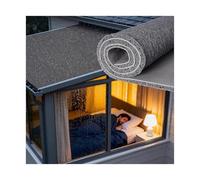 15mm Thick Roof Rain Silencer Pad Metal Canopy Soundproofing Mat Self Adhesive Drip Cushion for Outdoor Use 1.6x7m Noise Reduction for Various Roof Types