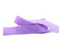 15mm Velvet Ribbon Quality Single Sided Ribbon by The Metre, Violet, 1 Metre