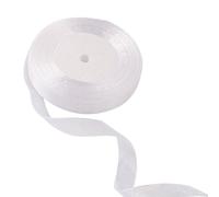 15mm White Organza Ribbon 45M for Gift Wrapping, Hair Bow, Christmas, Cake, Wedding, DIY Crafts, Car Decoration - Thick Chiffon Ribbon