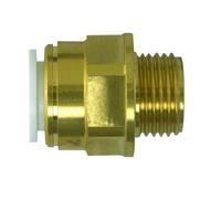 15mm X 1/2" BSP Male Brass Coupler 15MC