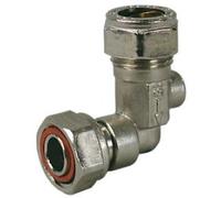 15mm x 1/2 Chrome Compression Angled Service Valve