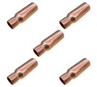15mm x 10mm Long Tail Fitting Reducer - Copper Adapter - Pack of 5 | Connects 10mm Microbore into 15mm Fittings