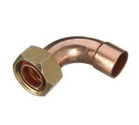 15mm x 3/4" End Feed Bent Tap Connector - Bag of 10