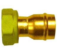 15mm x 3/4 Inch Solder Ring Straight Tap Connector - Bag of 2