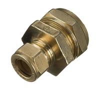 15mm x 8mm Brass Compression Reducing Coupling - Bag of 10