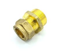 15mm x G3/4 Male Coupler Adaptor Brass Compression Fittings