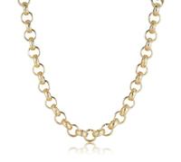 15mm XXL Gold Alternate Ornate Belcher Chain Necklace, Premium Luxury Finish 18K Real Gold Plated Jewellery, Heavy and Chunky Necklace for Men and Women (Length:26 Inches, Weight: 210g)