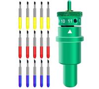 15pack 30 45 60 Degree Cut Blade Plus Blades Holder Housing Set for Silhouette Cameo 4 Cameo 4 Plus Cameo 4 Pro and Portrait Cutters