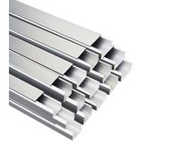 15Pack Cable Raceways Metal Wall/Floor Corner Wire Protectors Reusable Electric Cord Shield Tidy Cable Management System (0.79"x0.79" / 20x20mm)