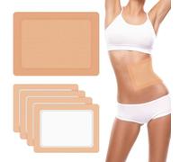 15Pack Castor Oil Pack Wrap Castor Oil Pack Wrap Kit for Liver Detox Aid Sleep Highly Absorbent Self-Adhesive Castor Oil Wrap Organic Cotton, No Wash Easy to Use Anti-Seepage