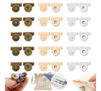 15Pair Magnetic Curtain Clips, No-Sewing Seamless Magnetic Snap Buttons