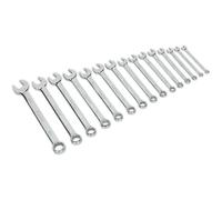 15pc Combination Hand Spanner Set - 6 to 22mm Metric 12 Point Socket Nut Wrench Loops Multi One Size