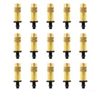 15PC Copper Spray Head Kit with 4/7mm Barb for Controlled Irrigation Fine Mist for Uniform Water Distribution Copper Nozzle Quick Installation for