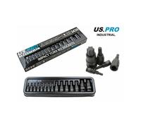 15pc Impact Torx Bit Socket Set 1/4,3/8,1/2" Drive T6-T70