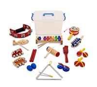 15pc KS1 Rainbow Classroom Percussion Set by Gear4music