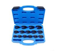 15Pc Metric Crow Foot Wrench Set 3/8 Drive Tight Space