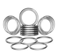 15pc Oil Drain Plug Sump Gasket 214-11198-01 14mm Replacement for Yamaha | Stainless foldover seals 14x19x2.2mm supersede 214-11198-00 34115-35300 Fits R1 R6 MT-07 MT-09 FJR1300 Raptor by AUTOMAJOR
