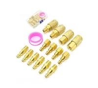 15pc Strong Air Propelled Quick Separate Fittings with Rustproof Finish and Standard 1 / 4NPT Thread Agreement Iron Bronze Veneered Pipe Fittings