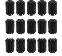 15Pcs 13mm Clip-on Ferrite Ring Core RFI EMI Noise Suppressor Cable Clip for Telephones Tvs Speakers Radio Audio Equipment Noise Suppressor Video Cable Power Cord