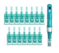 15Pcs 16 Pin Microneedling Pen Replacement Cartridges for Dr.pen A6S Model, Authentic Disposable Bayonet Slot Micro Needling Cartridges Skin Care Accessories