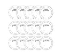 15Pcs 2.95 Inch Blank Button Pins,Acrylic Clear Custom Pins Photo Badge Maker Kit for DIY Crafts, School Projects,Gifts
