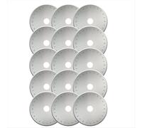 15PCS 45mm Rotary Cutter Blades for Fiskars Olfa, Replacement Blade Fabric, Quilting, Sewing