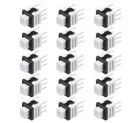 15PCS 5.8x5.8x7mm PCB DIP Tact Tactile Push Button Switch Latching 6 Pin