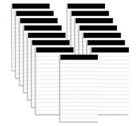 15PCS A7 Mini Portable Notepads, 3x5 Inch Pocket Memo Pads with 30 Sheets | Small Blank Notebook Refills for Notes, Reminders, Work, School & Travel
